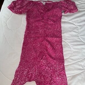Pink Polka Dot Boutique Dress